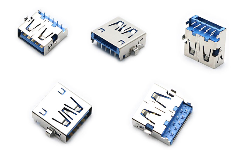 USB  3.0 A/F  插板式 L=13.00  沉板2.86  沉板3.90  沉板4.20